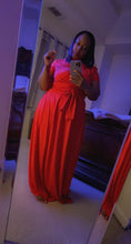 Load image into Gallery viewer, 2 piece Skirt Set-Red Plus Size